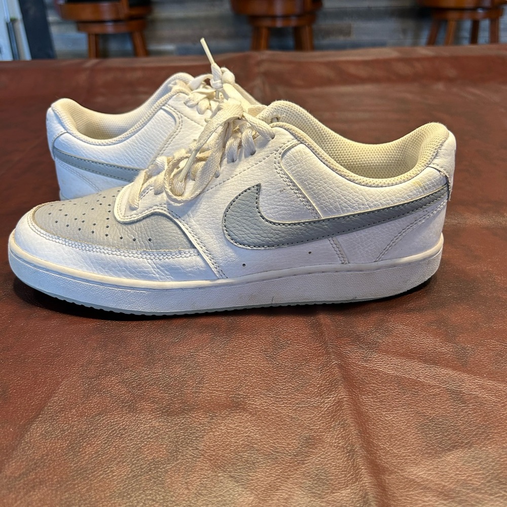 Grey and white air forces! Size 9.5! Slightly used!